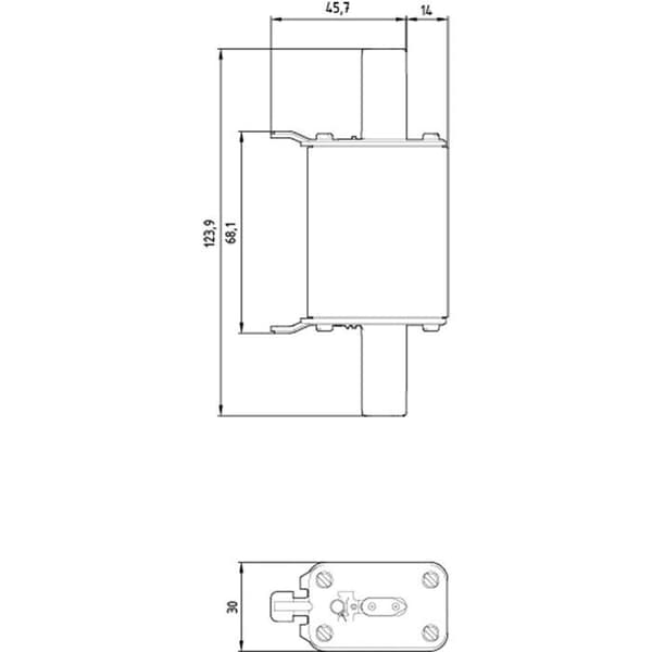 Siemens 3NA3030, 1 stycke, 133 mm, 68 mm, 94 mm, 268 g