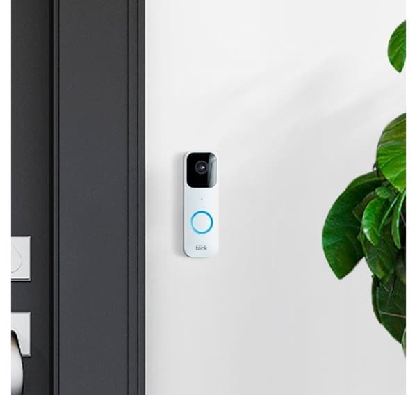 Amazon Blink videodørklokke, hvid