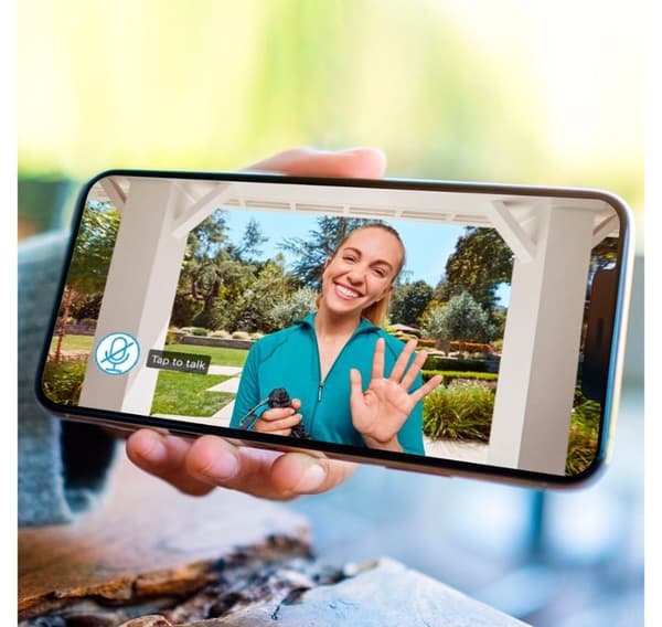 Amazon Blink videodørklokke, hvid