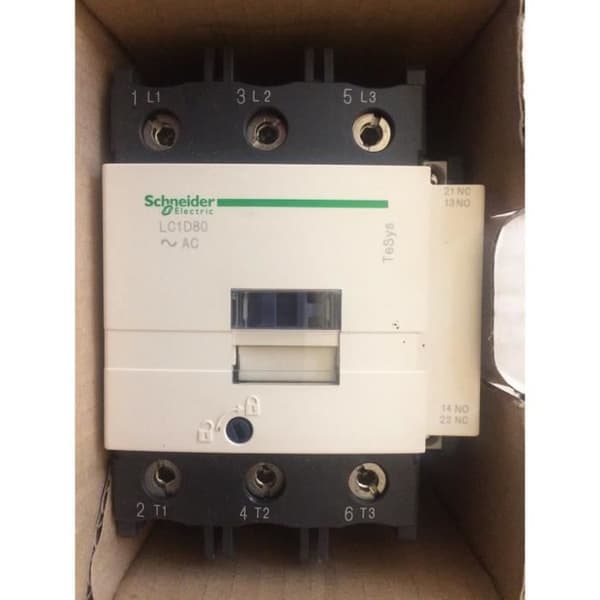 Schneider Electric - LC1D80P7 - CONT 80A 1F 1O 230V 50 60