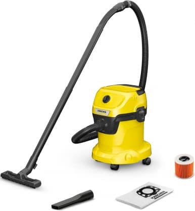 Støvsuger WD 3 V-17/4/20 1.628-127.0, Karcher Sort, Gult