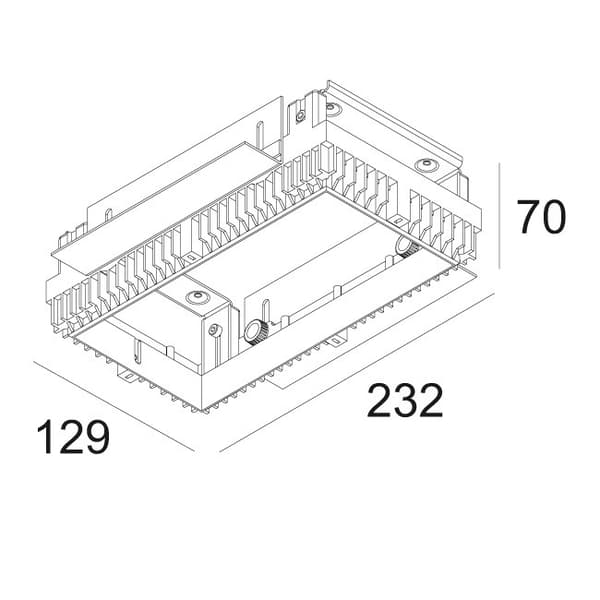 DeltaLight Minigrid in 2 mounting kit 202719502