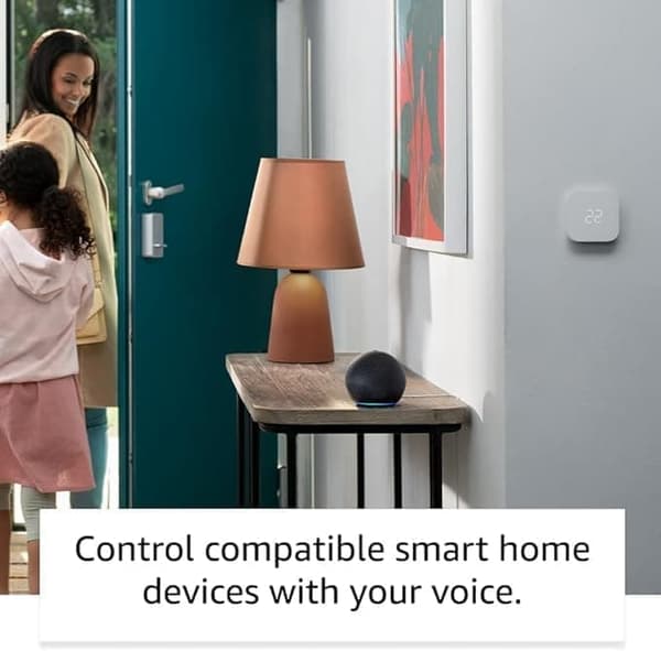 Echo Dot (5. generation) | Stor Levende lyd Wi-Fi og Bluetooth Smart Højttaler med Alexa, Dyb havblå