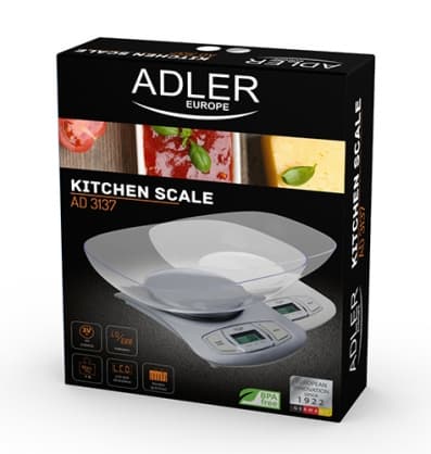 Køkkenvægt AD3137 W, Adler