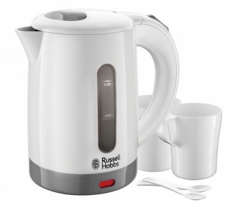 Plastic Kettle 23840-70 Travel White, Russell Hobbs