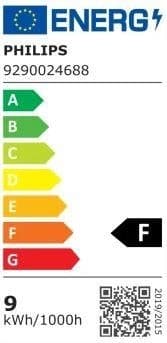 Smart light bulb  power consumption 9 watts (luminous flux 1100 lumen, 6500 k, 220v-240v, bluetooth, 929002468804), Philips