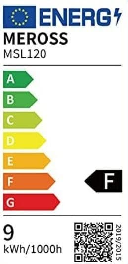 Smart Light Bulb MEROSS Power consumption 9 Watts (200-240V, Beam angle 180 degrees, MSL120HK(EU))