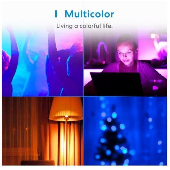 Smart Light Bulb MEROSS Power consumption 9 Watts (200-240V, Beam angle 180 degrees, MSL120HK(EU))