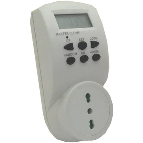 Digital veckotimer - PROXE - 701007 - Nedräkningsläge - Slumpmässig timer - Vit