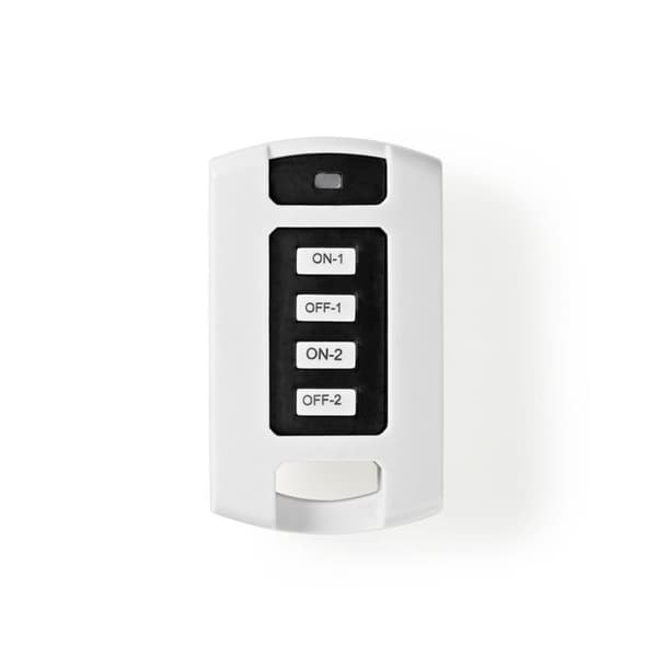Nedis RFRC220WT RF Smart Remote Control 2 kanavaa Svart, Vit