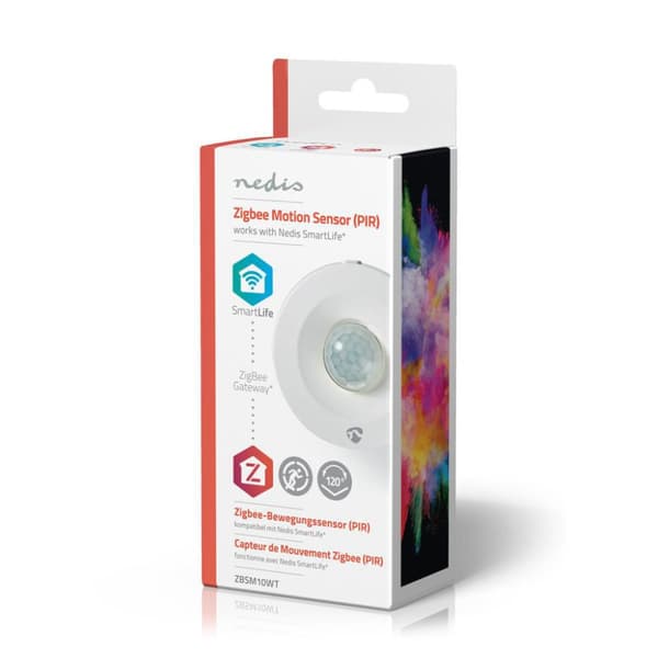 Mukana Nedis ZBSM10WT Smart PIR -liiketunnistimen Zigbee-paristo
