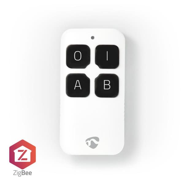 Nedis ZBRC10WT älykäs kaukosäädin Zigbee 4 painiketta, mukaan lukien paristo valkoinen