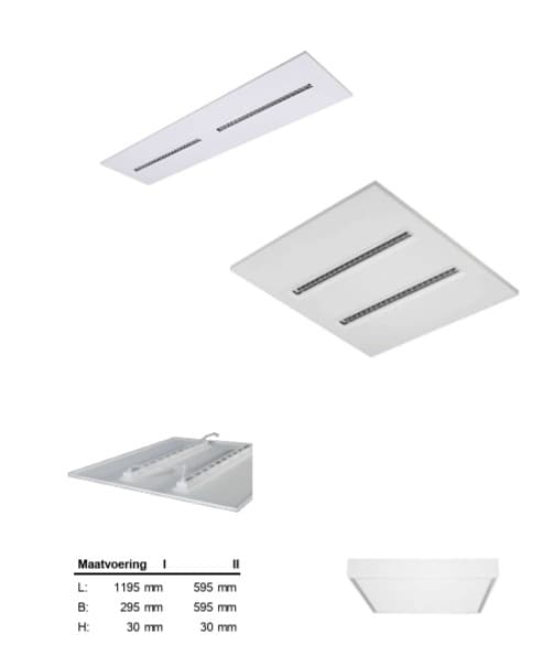 EMILUX Madrid 2 UGR16 LED panel 1ugr166060830