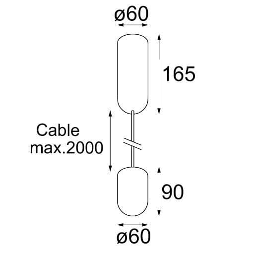 Modular Placebo up LED 2700K 12620241