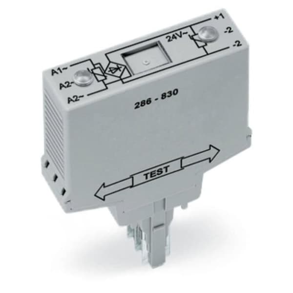Rättarelement med varistans WAGO 286-830 Anpassat för serie: Wago serie 280 Anpassat för modell: Wago 280-628, Wago 280-638
