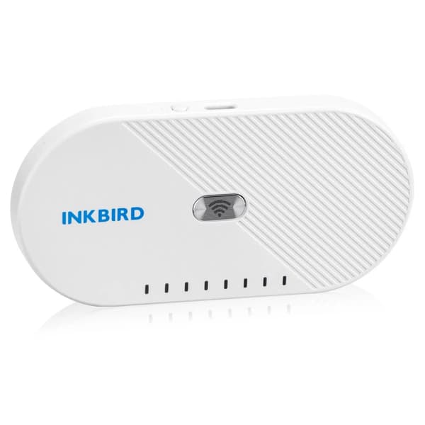 INKBIRD Smart Wi-Fi Gateway, understøtter 50 enheder, 300 fod trådløs rækkevidde,EU STIK