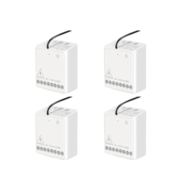 Aqara Smart Home Kit, Trådløs Relæcontroller, Vandimmersionssensor,4stk To-vejs modul