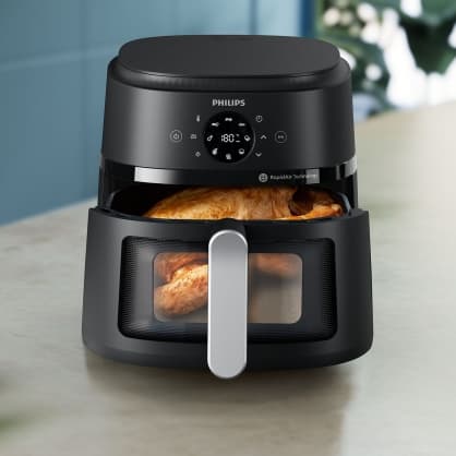 Airfryer, NA231/00, Philips Sort, Sølv