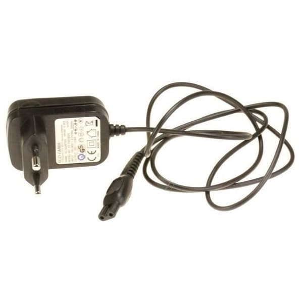 Strömförsörjning med nätkontakt för PHILIPS elektriska rakapparater - HQ6707 - Svart - Stabiliserad - 15V - 5,4W