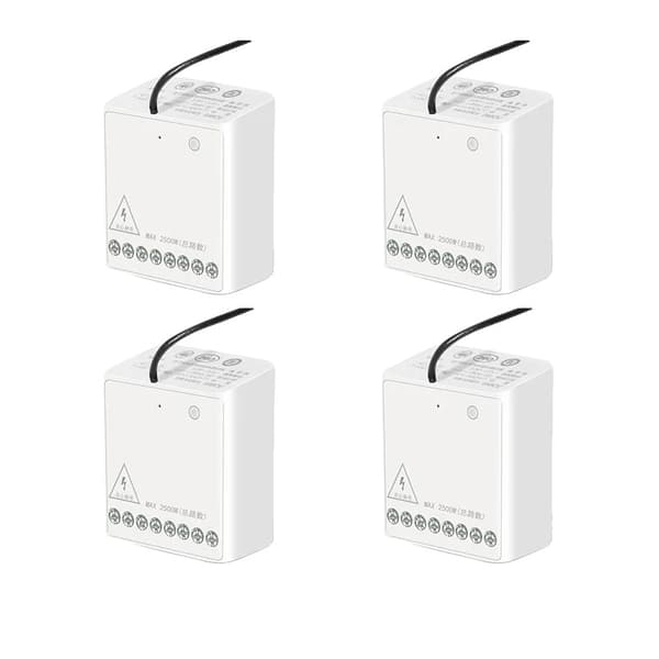 Langaton releohjain, 2 kanavaa ohjausta, maksimi teho 2500W,4kpl Aqara rele