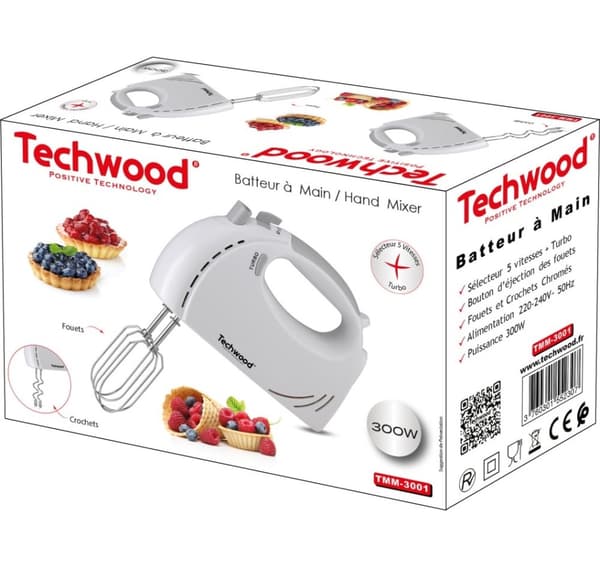 Techwood käsimikser TMM-3001 300W