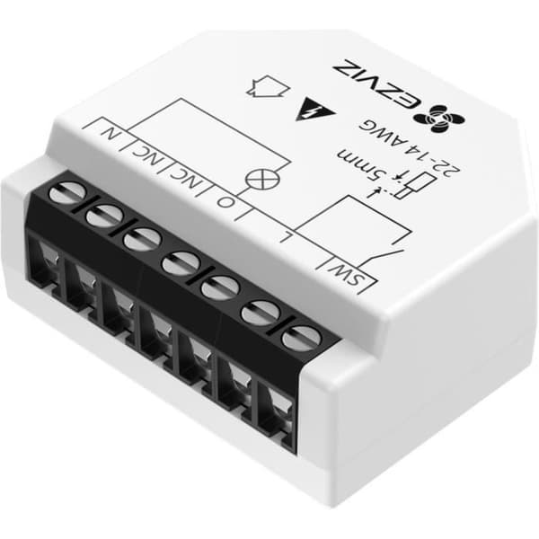 Wi-Fi-relä - EZVIZ - T35W - Smart kontroll - Google Assistant - Amazon Alexa - energiövervakning