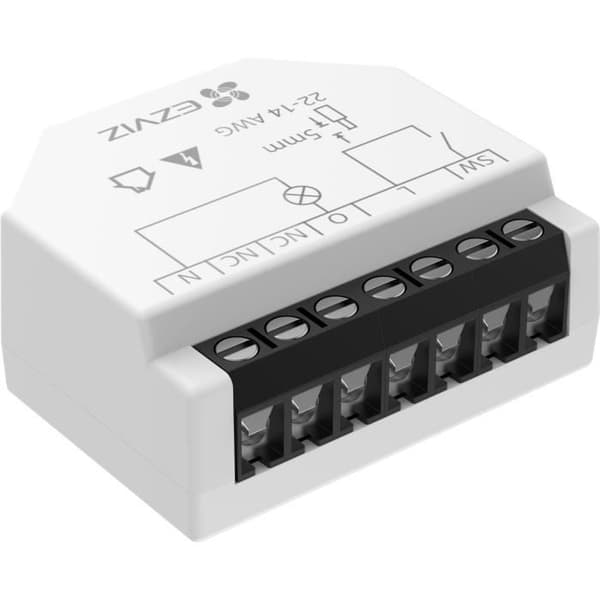 Wi-Fi-relä - EZVIZ - T35W - Smart kontroll - Google Assistant - Amazon Alexa - energiövervakning