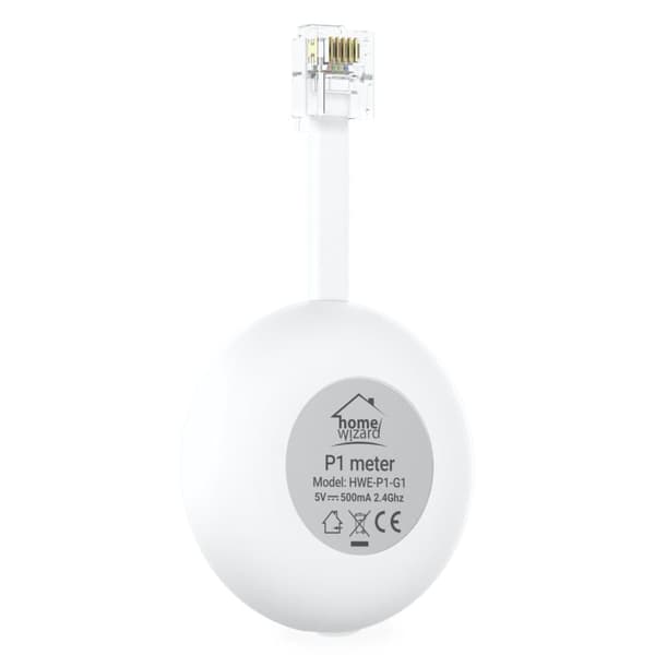 Wi-Fi P1-Mätare - P1 - Wi-Fi Energy Monitor - Dongle smart mätare - Energiförbrukningsmätare - Inblick i din energiförbrukning via app - HomeWizard