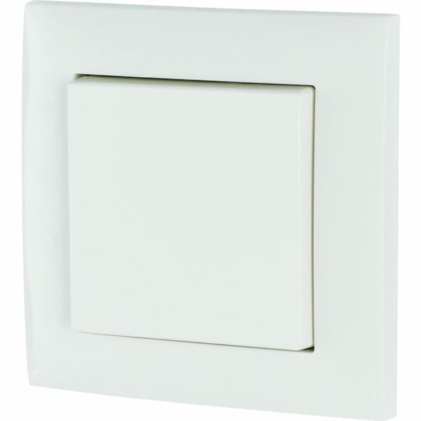 Eaton xComfort trådlös knapp 1-vägs, komplett, 55 mm blank, rent vit, CPAD-00/193 (173411)