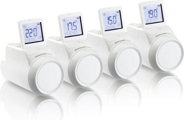 Honeywell Evohome THR092HRT - Värmekontroll - trådlös - 868 MHz (paket med 4)