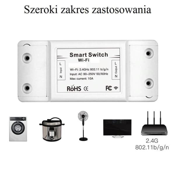 Tuya Smart Life WiFi-styret relæ