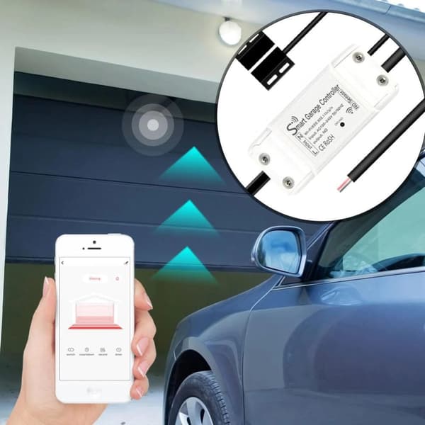 Wifi Tuya Garageportsgrindskontroll med öppningssensor