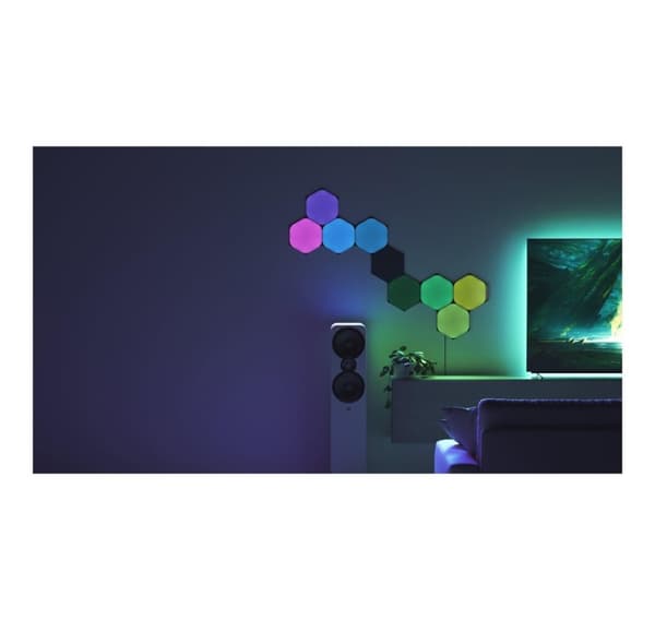 Nanoleaf, Shapes Black Hexagons Starter Kit (9 paneler)