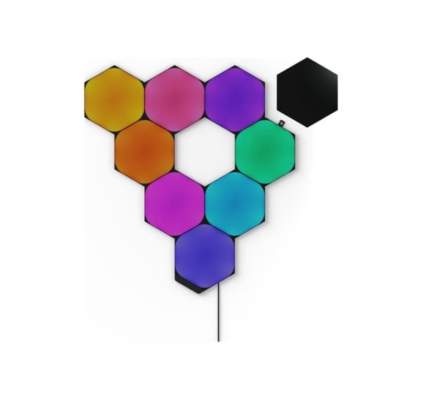 Nanoleaf, Shapes Black Hexagons Starter Kit (9 paneler)