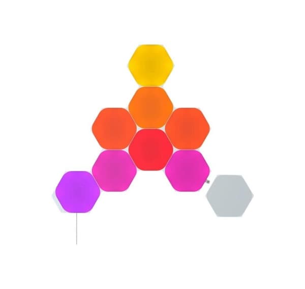 Nanoleaf, Shapes Black Hexagons Starter Kit (9 paneler)