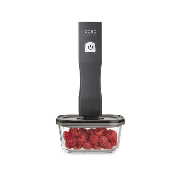 Caso, Vakuumbehållare i glas med plastlock (2 st), VacuBoxx Eco-Duo S