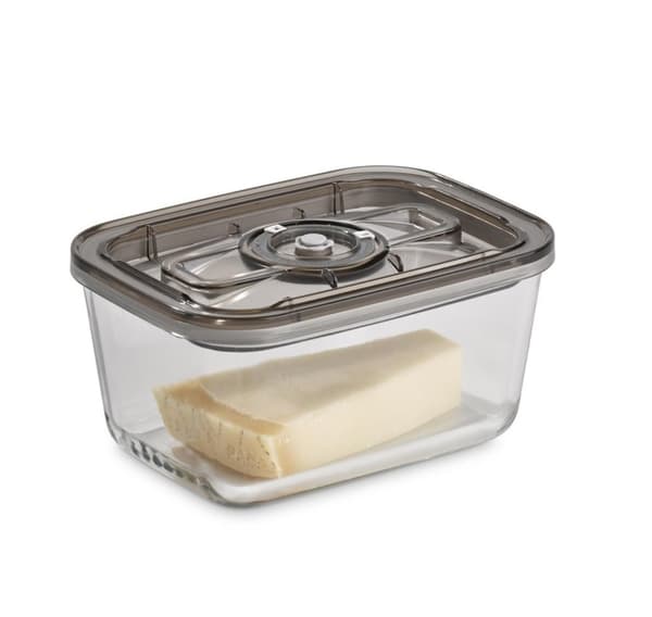 Caso, lasityhjiösäiliö muovikannella, VacuBoxx Eco L