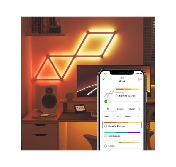 Nanoleaf, Lines Starter Kit (9 paneler)