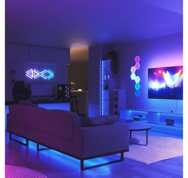 Nanoleaf, Nanoleaf 4D TV Screen Mirror + Light Strips Kit (för TV och bildskärm upp till 65'')