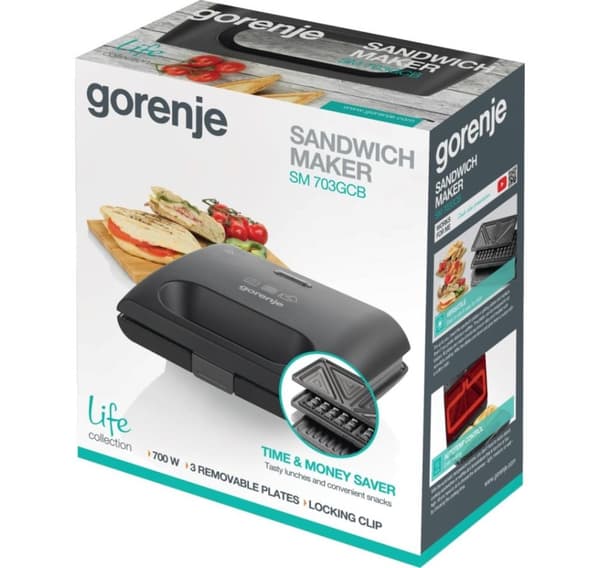 Gorenje, smörgåstillverkare, SM703GCB