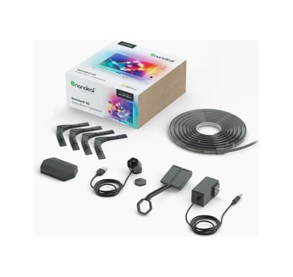Nanoleaf, Nanoleaf 4D TV Screen Mirror + Light Strips Kit (för TV och bildskärm upp till 85'')