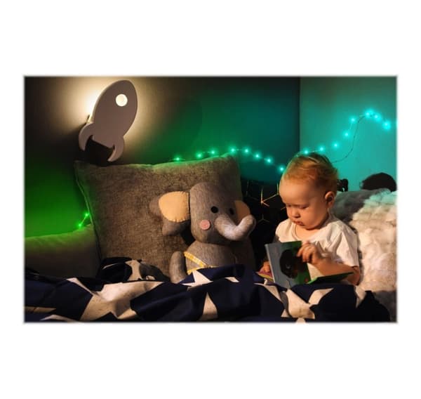 Twinkly, Dots Smart LED-valot 60 RGB (monivärinen), USB-virtalähde, 3m, läpinäkyvä