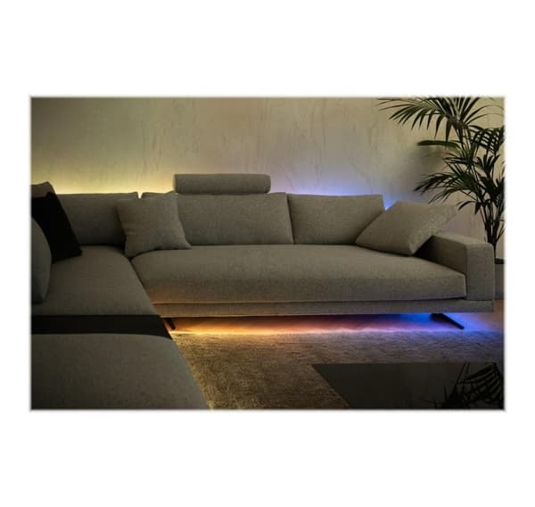 Twinkly, Dots Smart LED-valot 60 RGB (monivärinen), USB-virtalähde, 3m, läpinäkyvä