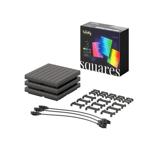 Twinkly, Squares Smart LED Panels udvidelsespakke (3 paneler)