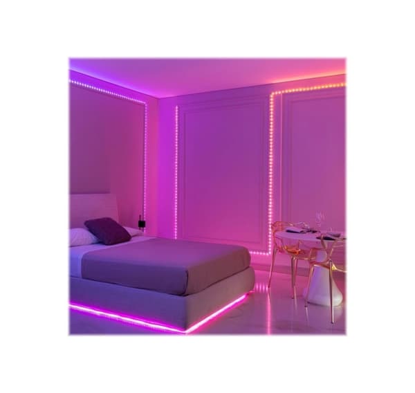Twinkly, Dots Smart LED-lys 60 RGB (flerfarvet), USB-drevet, 3m, sort