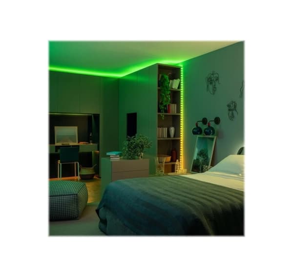 Twinkly, Dots Smart LED-lys 60 RGB (flerfarvet), USB-drevet, 3m, sort
