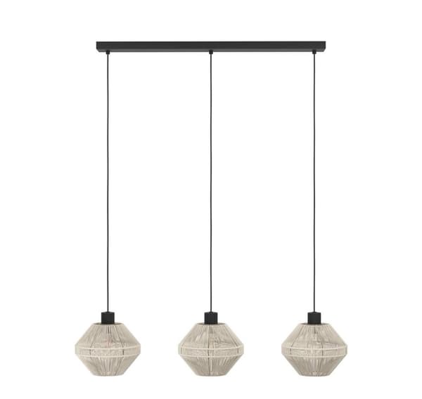 EGLO, Midsumer Timeless Fabric Three Light Pendel