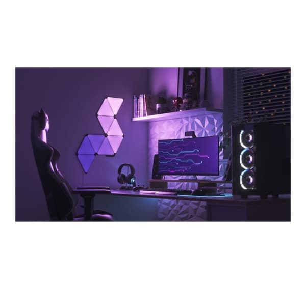Nanoleaf, Shapes Black Triangles Starter Kit (9 paneler)