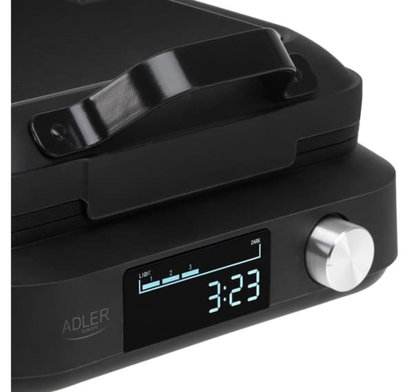 Adler, våffelbryggare med LED-skärm, AD 3087