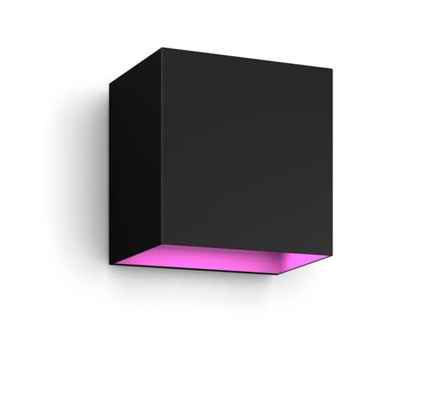 Philips Hue, WCA Resonate Outdoor Downward Wall Lantern, Sort
